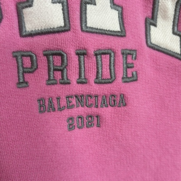 Balenciaga GAY PRIDE 2021 Pink Hoodie w/Designer Box - Picture 4 of 10